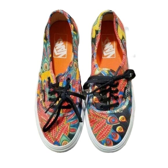 Vans Limited Edition Peacock Vans, Sz 7.5, EUC - Picture 2 of 5